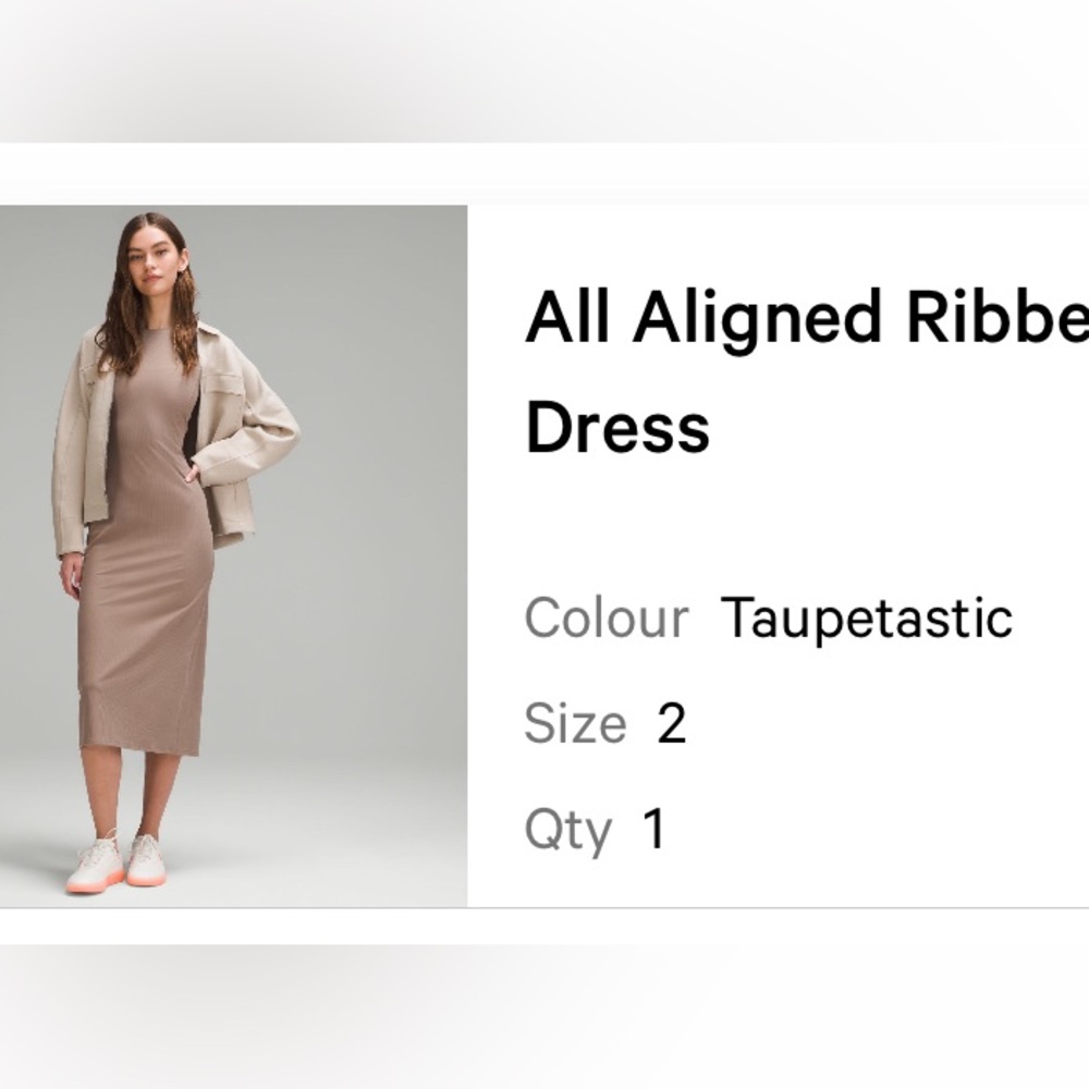 Lululemon all aligned dress